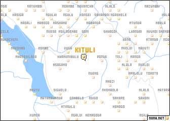 map of Kituli