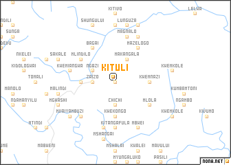 map of Kituli