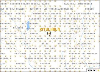 map of Kitulwala