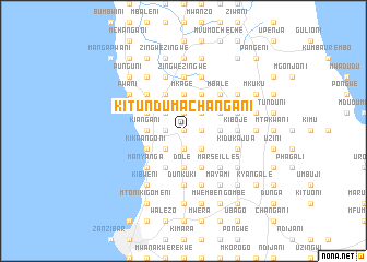 map of Kitundu Machangani