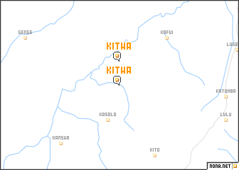map of Kitwa