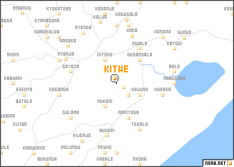 map of Kitwe