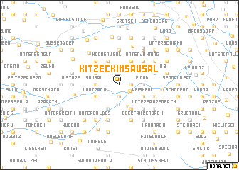 map of Kitzeck im Sausal