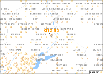 map of Kitzing