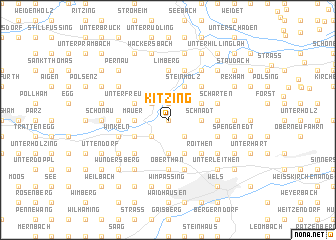 map of Kitzing