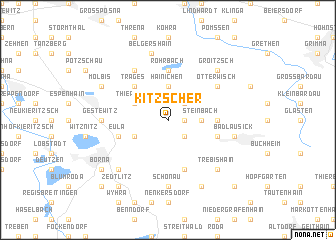 map of Kitzscher