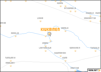 map of Kiukainen