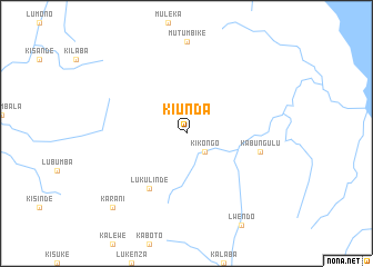 map of Kiunda