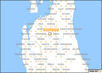 map of Kiunduu