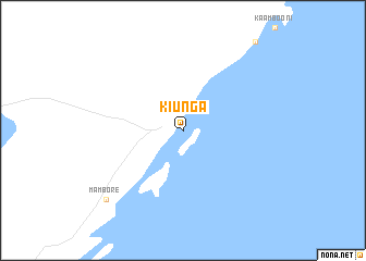 map of Kiunga