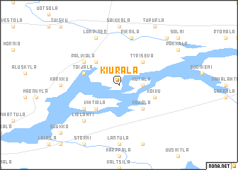 map of Kiurala