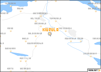 map of Kiurula
