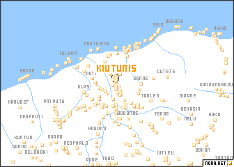 map of Kiutunis