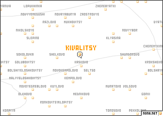 map of Kivalitsy