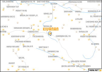 map of Kīvanān