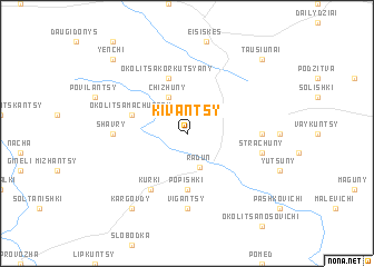 map of Kivantsy