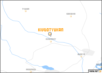 map of Kivdo-Tyukan