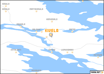 map of Kivelä
