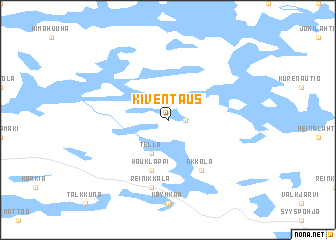 map of Kiventaus