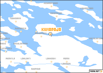 map of Kiviapaja