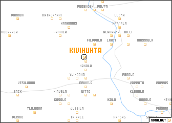 map of Kivihuhta