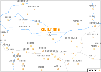 map of Kivilaane