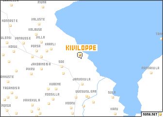 map of Kivilõppe