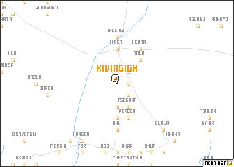 map of Kivingigh