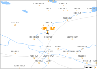 map of Kiviniemi