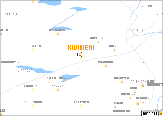 map of Kiviniemi