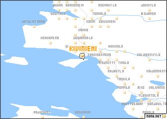 map of Kiviniemi