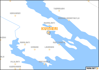 map of Kiviniemi