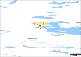 map of Kiviniemi