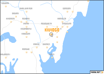 map of Kiviogo