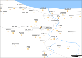 map of Kiviõli