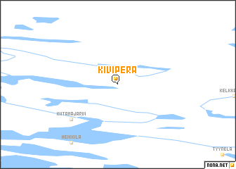 map of Kiviperä