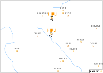 map of Kivu