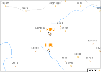 map of Kivu