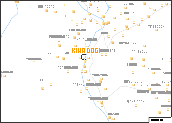 map of Kiwadŏgi