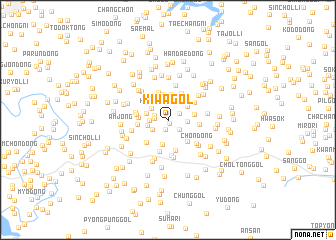 map of Kiwa-gol