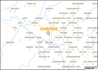 map of Kiwakane