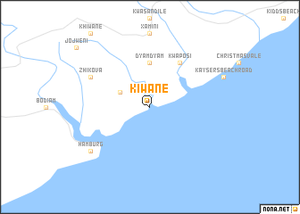 map of Kiwane