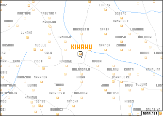 map of Kiwawu