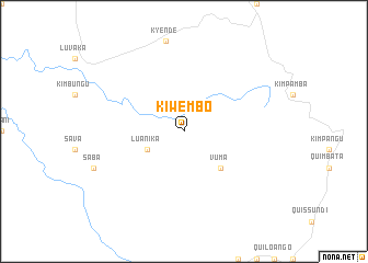 map of Kiwembo