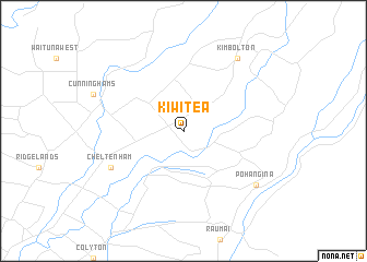 map of Kiwitea