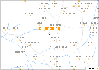 map of Kiwongoire