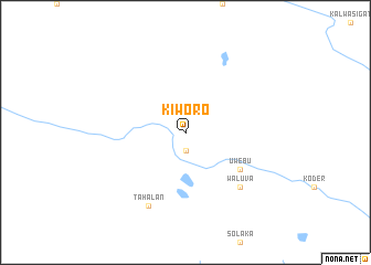 map of Kiworo