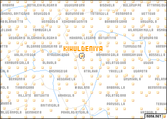 map of Kiwuldeniya