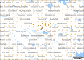 map of Kiwulpitiya