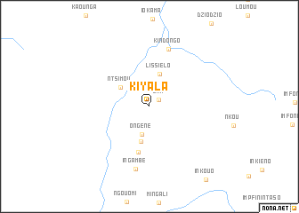 map of Kiyala